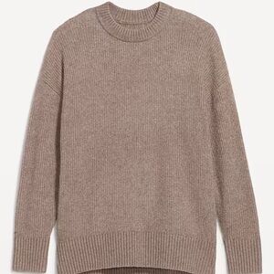 Women's Ribbed Knit Sweater - Taupe